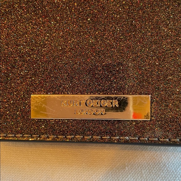 Kurt Geiger London design , Sparkling Brown Clutch - Picture 12 of 12